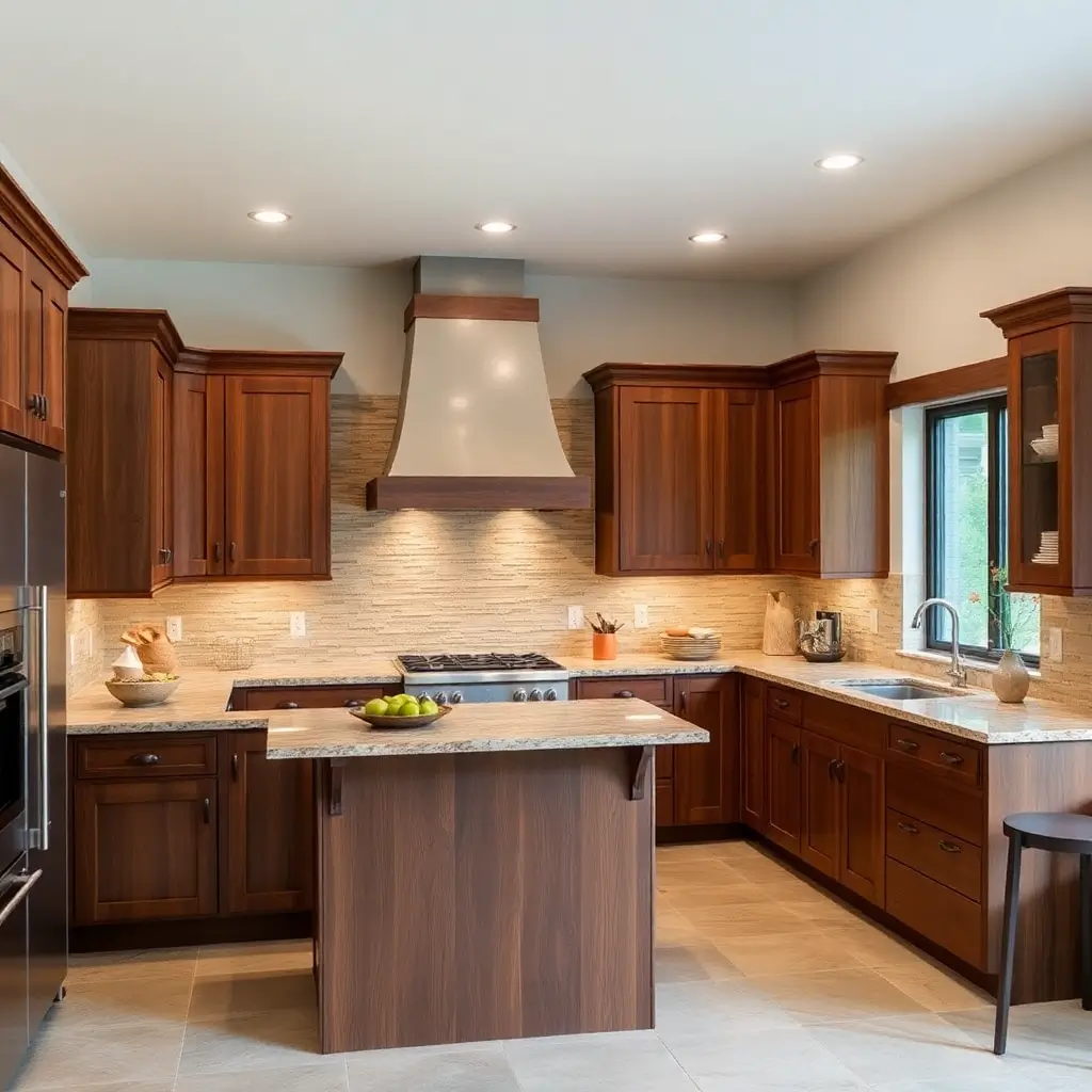 U-Shaped Kitchen Layout