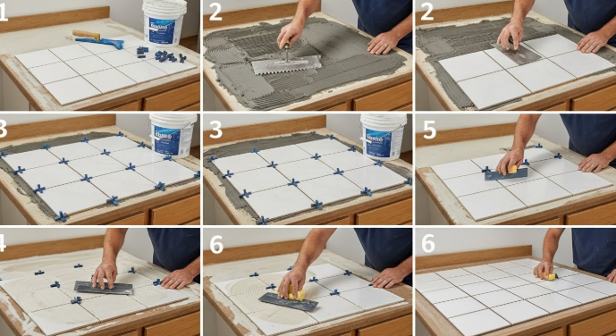 how to tile a kitchen countertop a detailed guide