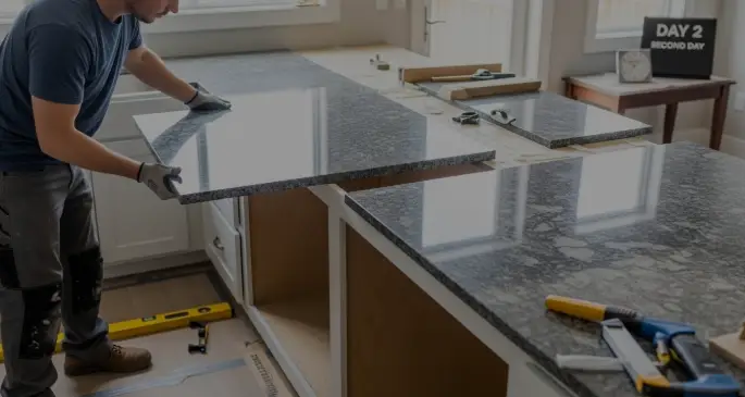 how long does it take to install granite countertops
