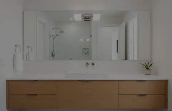 how big should mirror over vanity be