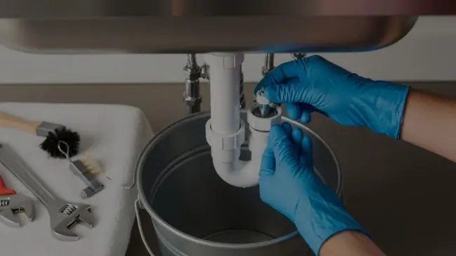 how to clean p trap under sink