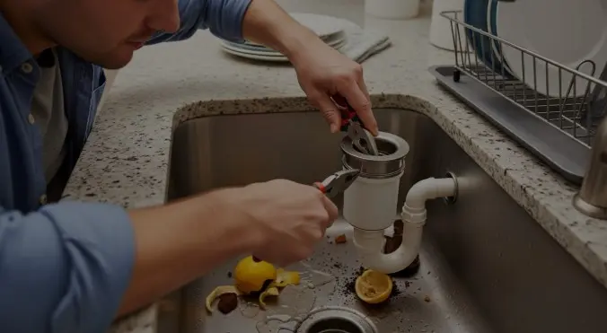 how to unclog a kitchen sink with a garbage disposal