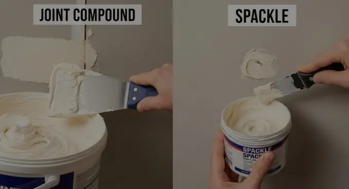 is joint compound the same as spackle