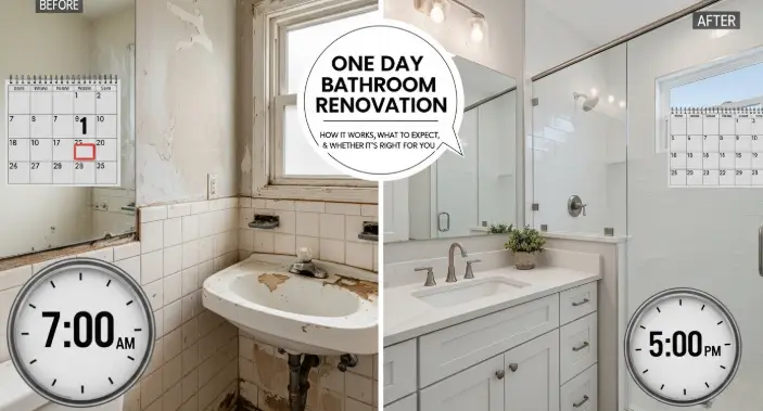 One Day Bathroom Renovation