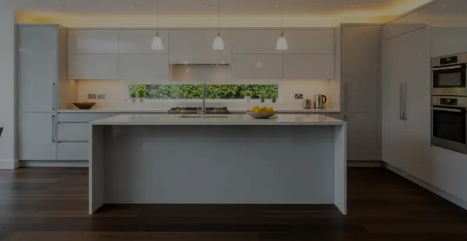 what color kitchen cabinets with dark wood floors