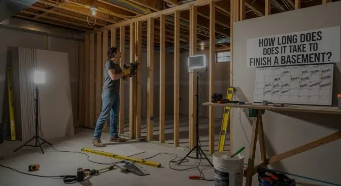 how long does it take to finish a basement